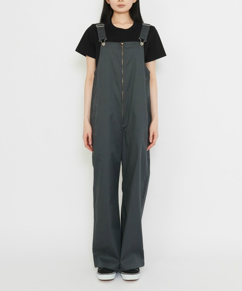 Dickies（ディッキーズ）の「Dickies/ディッキーズ　レディース TCツイル オーバーオール/サロペット/オールインワン（サロペット/オーバーオール・レディース・ベージュ/ブラック/オリーブ・MEDIUM/LARGE）」の6枚目の写真