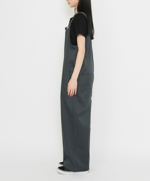 Dickies（ディッキーズ）の「Dickies/ディッキーズ　レディース TCツイル オーバーオール/サロペット/オールインワン（サロペット/オーバーオール・レディース・ベージュ/ブラック/オリーブ・MEDIUM/LARGE）」の7枚目の写真
