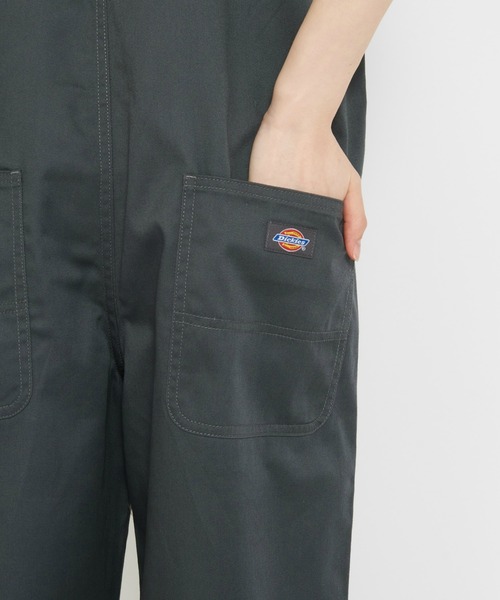 Dickies（ディッキーズ）の「Dickies/ディッキーズ　レディース TCツイル オーバーオール/サロペット/オールインワン（サロペット/オーバーオール・レディース・ベージュ/ブラック/オリーブ・MEDIUM/LARGE）」の13枚目の写真