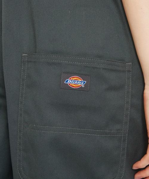 Dickies（ディッキーズ）の「Dickies/ディッキーズ　レディース TCツイル オーバーオール/サロペット/オールインワン（サロペット/オーバーオール・レディース・ベージュ/ブラック/オリーブ・MEDIUM/LARGE）」の14枚目の写真