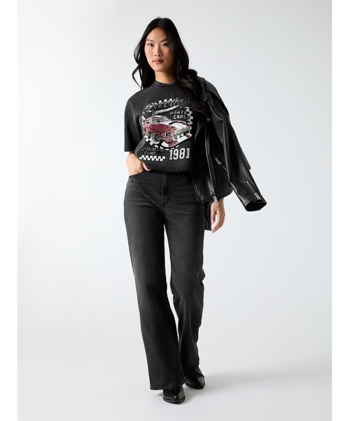 Guess(ゲス)の「RACE Car Tee Tシャツ(Tシャツ/カットソー・レディース・ブラック・X-SMALL/SMALL/MEDIUM/LARGE)」の7枚目の写真