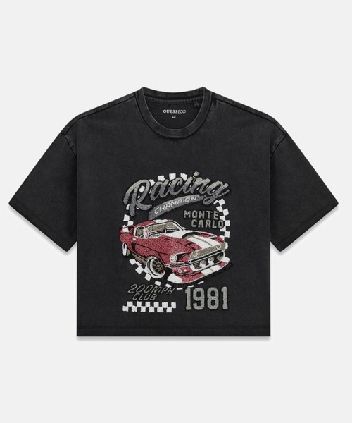 Guess(ゲス)の「RACE Car Tee Tシャツ(Tシャツ/カットソー・レディース・ブラック・X-SMALL/SMALL/MEDIUM/LARGE)」の9枚目の写真