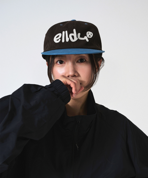 elldu(エルドゥ)の「エルド アプリケ-アプリ ダークブラウン(キャップ・レディース・その他・OS/KIDS FREE)」の5枚目の写真