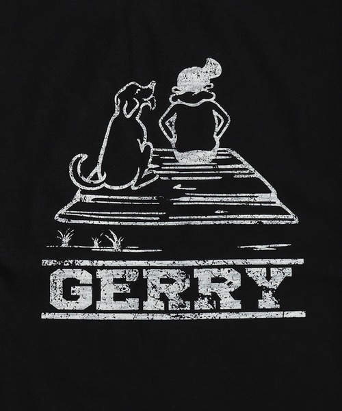 GERRY(ジェリー)の「GERRY バックプリント 半袖スウェットTシャツ ビッグシルエット カレッジロゴ 接触冷感 速乾(Tシャツ/カットソー・メンズ・アイボリー/ブラック/ブラウン・L/LL/M)」の19枚目の写真