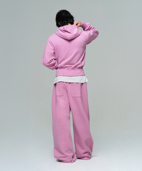 ERA(エラ)の「UNISEX ERA HEAVY HOODED ZIP-UP - RED BEAN(パーカー・レディース・レッド・MEDIUM/LARGE/SMALL)」の10枚目の写真