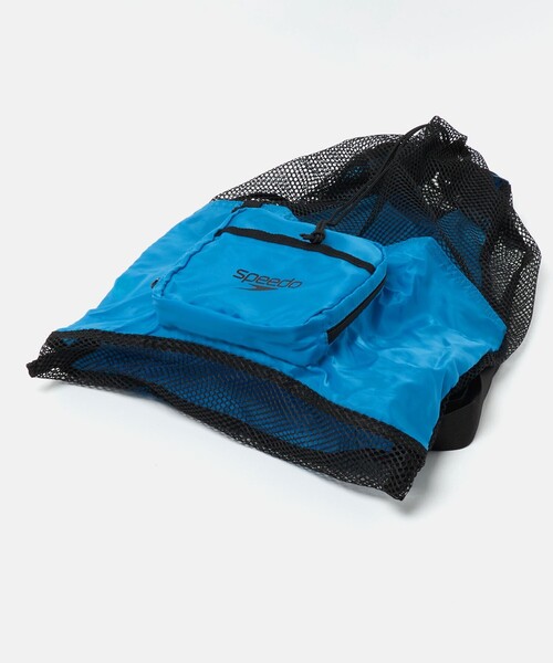 Speedo（スピード）の「＜SPEEDO＞ポケッタブル メッシュバッグ / リュック / キッズ（バックパック/リュック・キッズ・ターコイズブルー系/ブラック/コバルトブルー・FREE）」の8枚目の写真