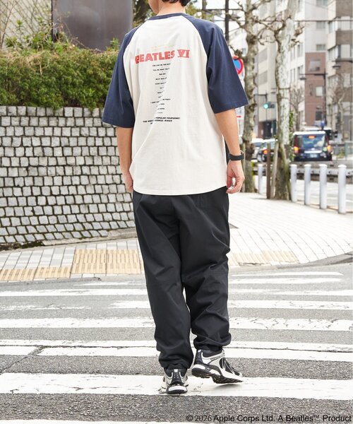 The Beatles(ザビートルズ)の「THE BEATLES ザ ビートルズ レコードラグランTシャツ(Tシャツ/カットソー・メンズ・ブラウン/チャコール/ネイビー・M/L/LL)」の9枚目の写真