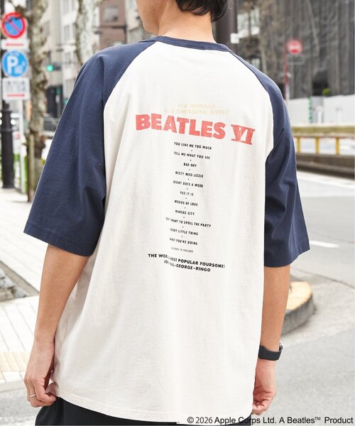 The Beatles(ザビートルズ)の「THE BEATLES ザ ビートルズ レコードラグランTシャツ(Tシャツ/カットソー・メンズ・ブラウン/チャコール/ネイビー・M/L/LL)」の13枚目の写真