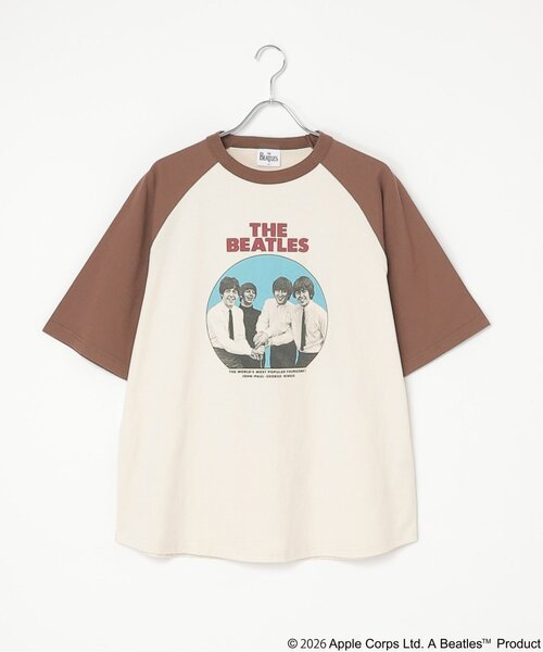 The Beatles(ザビートルズ)の「THE BEATLES ザ ビートルズ レコードラグランTシャツ(Tシャツ/カットソー・メンズ・ブラウン/チャコール/ネイビー・M/L/LL)」の15枚目の写真