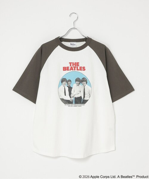 The Beatles(ザビートルズ)の「THE BEATLES ザ ビートルズ レコードラグランTシャツ(Tシャツ/カットソー・メンズ・ブラウン/チャコール/ネイビー・M/L/LL)」の17枚目の写真