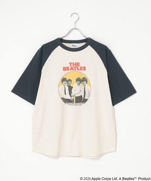 The Beatles(ザビートルズ)の「THE BEATLES ザ ビートルズ レコードラグランTシャツ(Tシャツ/カットソー・メンズ・ブラウン/チャコール/ネイビー・M/L/LL)」の19枚目の写真