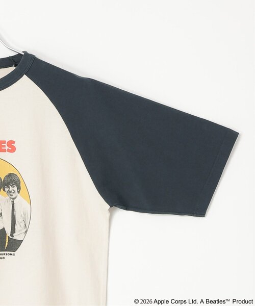 The Beatles(ザビートルズ)の「THE BEATLES ザ ビートルズ レコードラグランTシャツ(Tシャツ/カットソー・メンズ・ブラウン/チャコール/ネイビー・M/L/LL)」の21枚目の写真