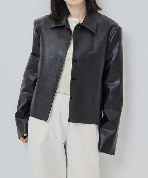TODAYFUL/トゥデイフル]Leather Shirts Jacket（ブルゾン）｜TODAYFUL
