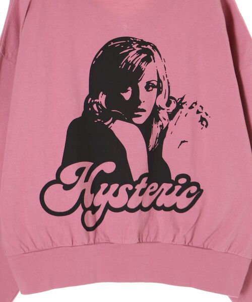 HYSTERIC GLAMOUR(ヒステリックグラマー)の「HYSTERIC GIRL ワイドパーカー(パーカー・レディース・ブラック/ピンク/ベージュ・FREE)」の6枚目の写真