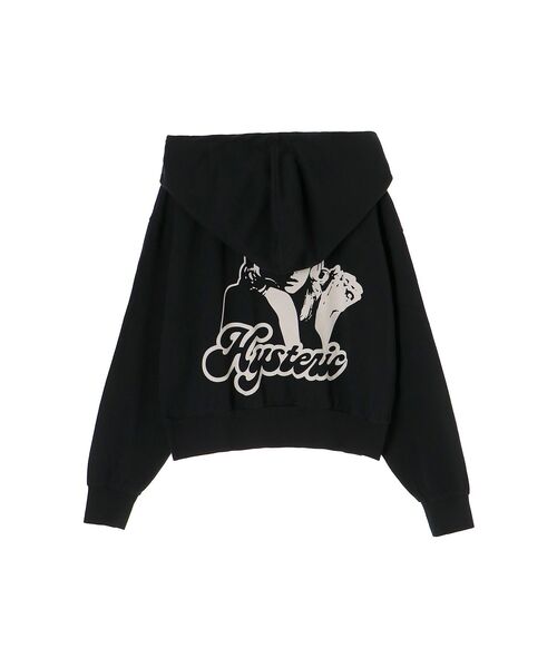 HYSTERIC GLAMOUR(ヒステリックグラマー)の「HYSTERIC GIRL ワイドパーカー(パーカー・レディース・ブラック/ピンク/ベージュ・FREE)」の7枚目の写真