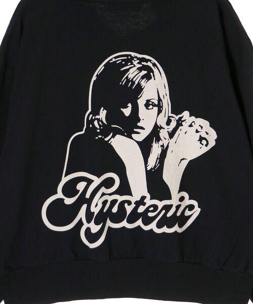 HYSTERIC GLAMOUR(ヒステリックグラマー)の「HYSTERIC GIRL ワイドパーカー(パーカー・レディース・ブラック/ピンク/ベージュ・FREE)」の8枚目の写真