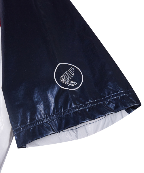 PHYPS MOTORCYCLE（フィップスモーターサイクル）の「Glosy Nylon V Neck Short Sleeve Navy（Tシャツ/カットソー・レディース・その他・SMALL/MEDIUM/LARGE/X-LARGE）」の4枚目の写真