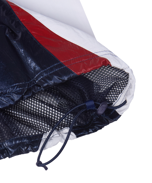 PHYPS MOTORCYCLE（フィップスモーターサイクル）の「Glosy Nylon V Neck Short Sleeve Navy（Tシャツ/カットソー・レディース・その他・SMALL/MEDIUM/LARGE/X-LARGE）」の5枚目の写真