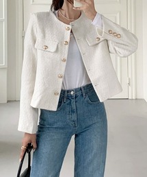 ショートシングルブレストジャケット