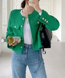 ショートシングルブレストジャケット
