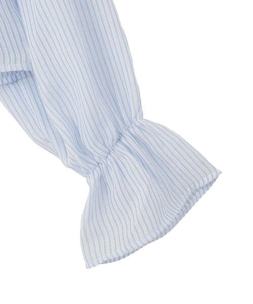 earth music&ecology(アースミュージックアンドエコロジー)の「シャーリングストライプシャツ(シャツ/ブラウス・レディース・ブルー系その他7/ベージュ系その他2/ホワイト系その他5・FREE)」の12枚目の写真