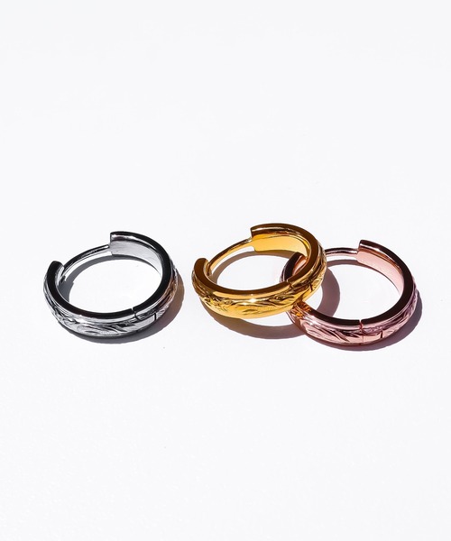 IRIEBEACH(アイリービーチ)の「Dome hoop pierce/【ハワイアンジュエリー】【サージカルステンレス】【金属アレルギー対応】【IRIEBEACH / アイリービーチ】つけっぱなしOK(ピアス(片耳用)・レディース・シルバー/ゴールド/ピンク・FREE)」の1枚目の写真