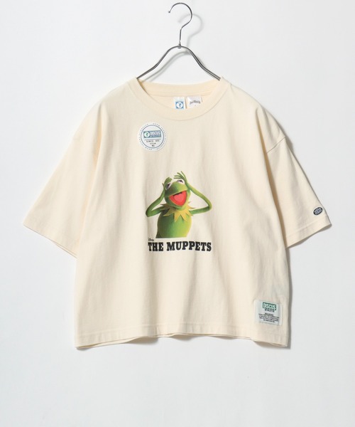 Disney(ディズニー)の「2026SS Muppets×DISCUS/マペッツ×ディスカス コラボ キャラクタープリント半袖Tシャツ(M:ショート丈 L:レギュラー丈)(Tシャツ/カットソー・レディース・アイボリー/ホワイト系その他/スミクロ/ブラック系その他・L/M)」の5枚目の写真