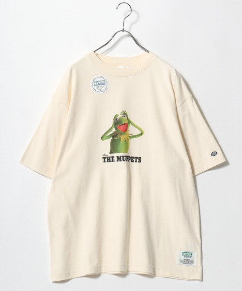 Disney(ディズニー)の「2026SS Muppets×DISCUS/マペッツ×ディスカス コラボ キャラクタープリント半袖Tシャツ(M:ショート丈 L:レギュラー丈)(Tシャツ/カットソー・レディース・アイボリー/ホワイト系その他/スミクロ/ブラック系その他・L/M)」の7枚目の写真