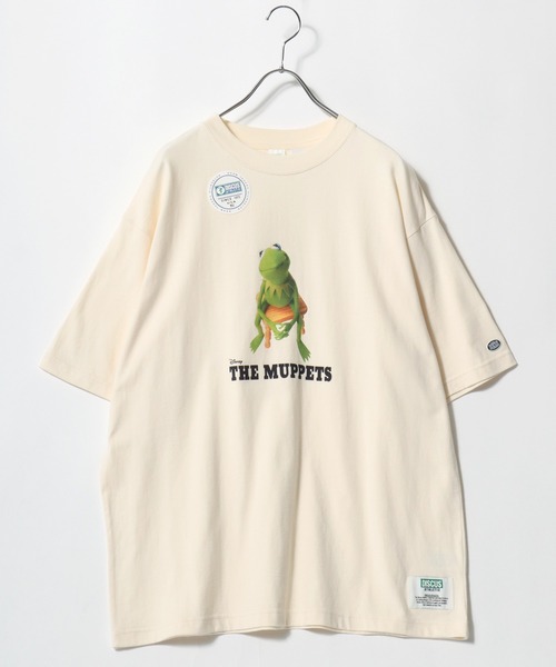 Disney(ディズニー)の「2026SS Muppets×DISCUS/マペッツ×ディスカス コラボ キャラクタープリント半袖Tシャツ(M:ショート丈 L:レギュラー丈)(Tシャツ/カットソー・レディース・アイボリー/ホワイト系その他/スミクロ/ブラック系その他・L/M)」の9枚目の写真