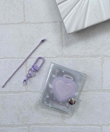 CERCA（チェルカ）の「lulunoix/クリア ミニミニシール帳チャーム N15481（キーホルダー）」