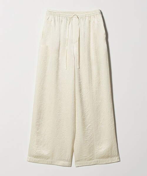 BEAUTY&YOUTH UNITED ARROWS（ビューティーアンドユースユナイテッドアローズ）の「アセテートサテン ワイド イージーパンツ ウォッシャブル/オフホワイト（その他パンツ・レディース・オフホワイト・S/M）」の8枚目の写真