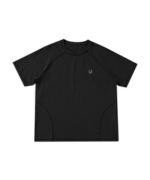 BUTTON SEOUL（ボタンソウル）の「エルゴノミックテック切替ラグランショートスリーブ（3 COLORS）（Tシャツ/カットソー）」