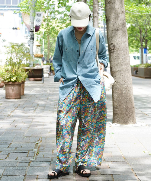 リバティフラワー タックパンツ（その他パンツ）｜JOURNAL STANDARD