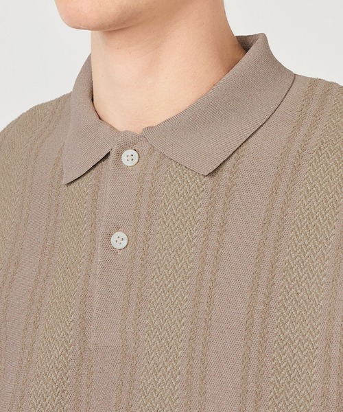 nanamica(ナナミカ)の「【nanamica / ナナミカ】Knit Polo Sweater(ニット/セーター・メンズ・ダークグレー/ベージュ・S/XL/L/M)」の5枚目の写真