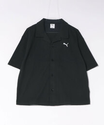 PUMA ウェア プーマウェア M WARDROBE ESS WAFFLE SHIRT ショートスリーブ 636809 01BK