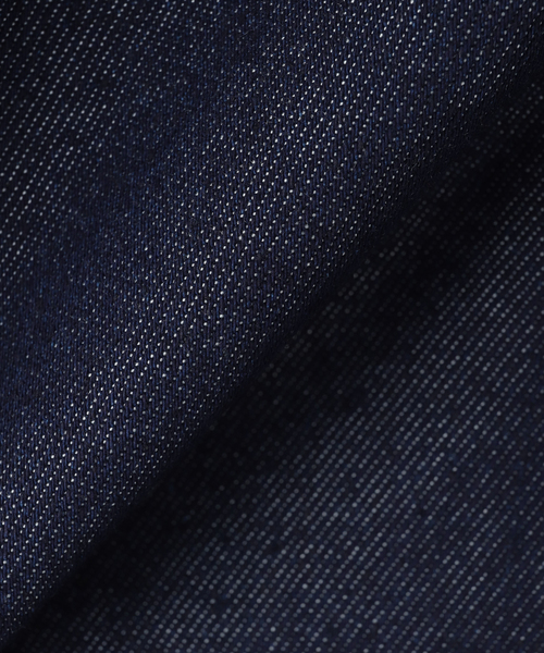 B.C STOCK(ベーセーストック)の「8.5oz ブライトデニムジャケット(ブルゾン・メンズ・ネイビー/ブラック・MEDIUM/LARGE)」の5枚目の写真