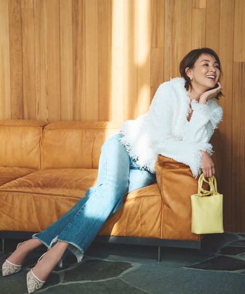 Y'SACCS（イザック）の「Y’SACCS×SHIHO　SQUITTY (スクイッティ)レザーミニショルダーバッグ（ショルダーバッグ・レディース・ライトブルー/グレイッシュベージュ/ラベンダー/イエロー・FREE）」の5枚目の写真
