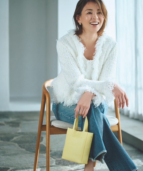 Y'SACCS（イザック）の「Y’SACCS×SHIHO　SQUITTY (スクイッティ)レザーミニショルダーバッグ（ショルダーバッグ・レディース・ライトブルー/グレイッシュベージュ/ラベンダー/イエロー・FREE）」の9枚目の写真
