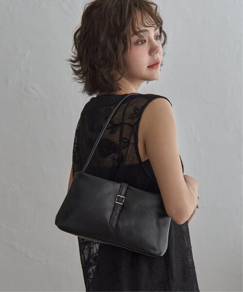notch.(ノッチ)の「ベルテッドワンショルダーバッグ(トートバッグ・レディース・ブラック/オフホワイト・ONESIZE)」の6枚目の写真