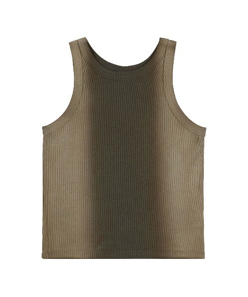ALEXIA STAM(アリシアスタン)の「Sprayed Rib Tank Top /スプレー加工タンクトップ(タンクトップ・レディース・グレー/チャコールグレー・S/M)」の13枚目の写真