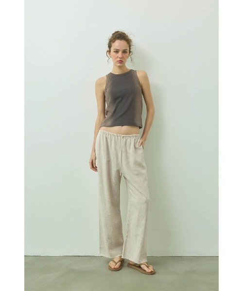 ALEXIA STAM(アリシアスタン)の「Sprayed Rib Tank Top /スプレー加工タンクトップ(タンクトップ・レディース・グレー/チャコールグレー・S/M)」の7枚目の写真