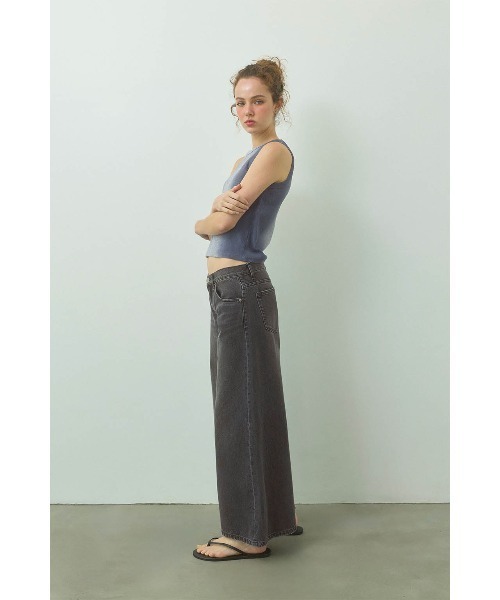 ALEXIA STAM(アリシアスタン)の「Sprayed Rib Tank Top /スプレー加工タンクトップ(タンクトップ・レディース・グレー/チャコールグレー・S/M)」の12枚目の写真
