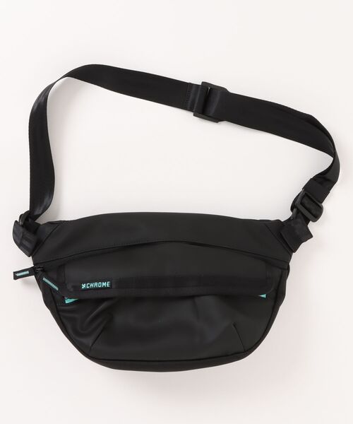 CHROME(クローム)の「【CHROME/クローム】 BOT FLAP SLING 5L NAUGHTIAM別注(ボディバッグ/ウエストポーチ・メンズ・ブラック・FREE)」の3枚目の写真