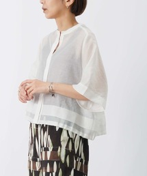 LUCA/LADY LUCK LUCA（ルカ/レディラックルカ）の「LC/LLL シースルー5分袖シャツ（シャツ/ブラウス）」