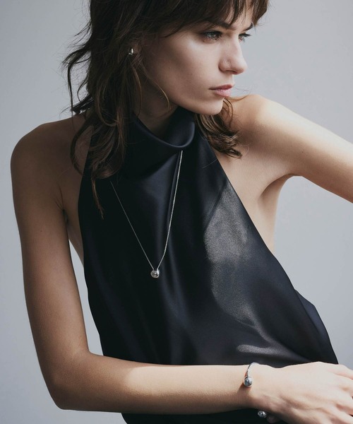Nothing And Others（ナッシングアンドアザーズ）の「Pebble Necklace（ネックレス・レディース・シルバー・FREE）」の4枚目の写真