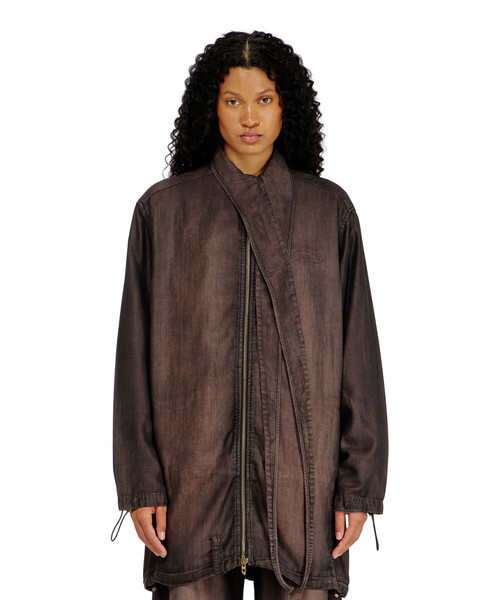 DIESEL（ディーゼル）の「ウィメンズ デニムジャケット DE-TROIT-S（デニムジャケット・レディース・ブラック・LARGE/MEDIUM/SMALL/X-LARGE/X-SMALL）」の5枚目の写真