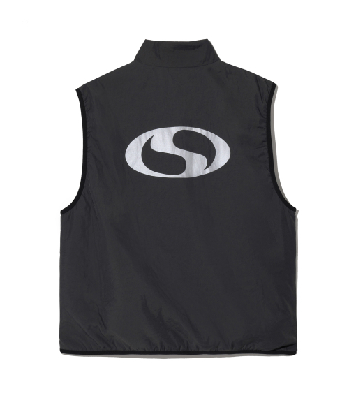 LORES（ロアス）の「Asymmetric Nylon Vest - Black（ベスト・レディース・その他・MEDIUM）」の2枚目の写真