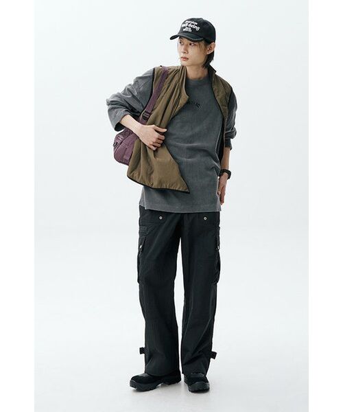 LORES（ロアス）の「Asymmetric Nylon Vest - Black（ベスト・レディース・その他・MEDIUM）」の5枚目の写真