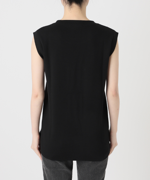 JOURNAL STANDARD relume（ジャーナルスタンダード　レリューム）の「《追加》TCダンボールノースリーブ（Tシャツ/カットソー・レディース・グレー/ブラック/バーガンディー/ブラウン/ホワイト・FREE）」の20枚目の写真