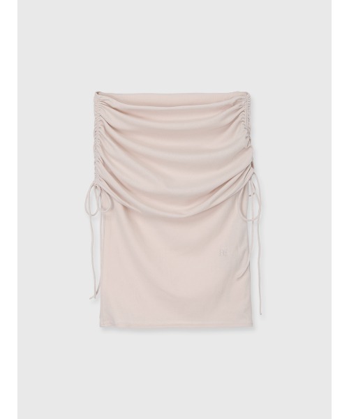 EIMY ISTOIRE(エイミーイストワール)の「PEACH OFFSHOULDER TOPS(Tシャツ/カットソー・レディース・ブラック/ライトピンク/ホワイト・F)」の3枚目の写真